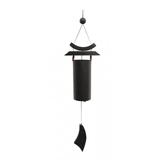 Carillon à vent 'Zen', 58 centimètres de longueur - 299 grammes. Très beau design, parfait ! Disponible seulement en noir !