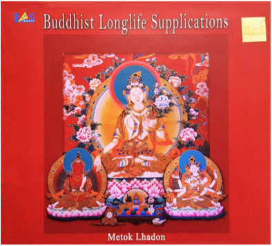 Cds/ Compact disc, 'Buddhist Longlife Supplications', chant de prières Bouddhiste pour une vie meilleure et plus spirituelle.