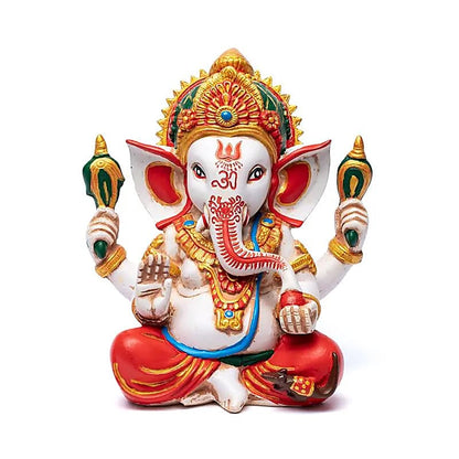 Sélection de Ganesh, de 7 à 28 centimètres de haut. Modèles en résine peints à la main, magnifiques précisions, parfait dans une salle de Méditation, Autel, Collection, Exposition...!