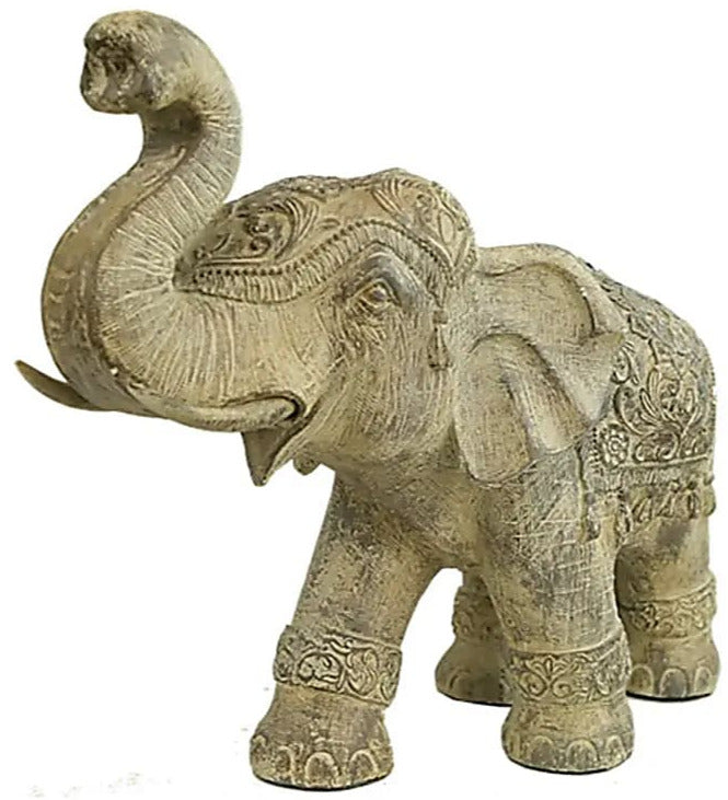 Statuette d'éléphant de 55x23x42 centimètres - 5930 grammes. Fait au Népal, parfait dans une salle de Méditation, Autel, Collection, Exposition...!