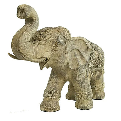 Statuette d'éléphant de 55x23x42 centimètres - 5930 grammes. Fait au Népal, parfait dans une salle de Méditation, Autel, Collection, Exposition...!