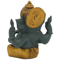 Sélection de Ganesh en laiton, de 5 à 20 centimètres de haut. 2 Modéles avec sertissages de vraies pierres. Parfait dans une salle de Méditation, Autel, Collection, Exposition...!