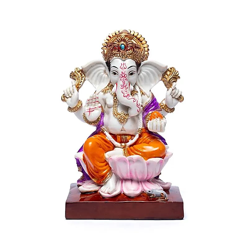 Sélection de Ganesh, de 7 à 28 centimètres de haut. Modèles en résine peints à la main, magnifiques précisions, parfait dans une salle de Méditation, Autel, Collection, Exposition...!