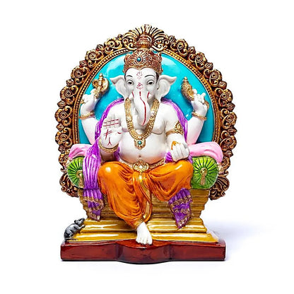 Sélection de Ganesh, de 7 à 28 centimètres de haut. Modèles en résine peints à la main, magnifiques précisions, parfait dans une salle de Méditation, Autel, Collection, Exposition...!