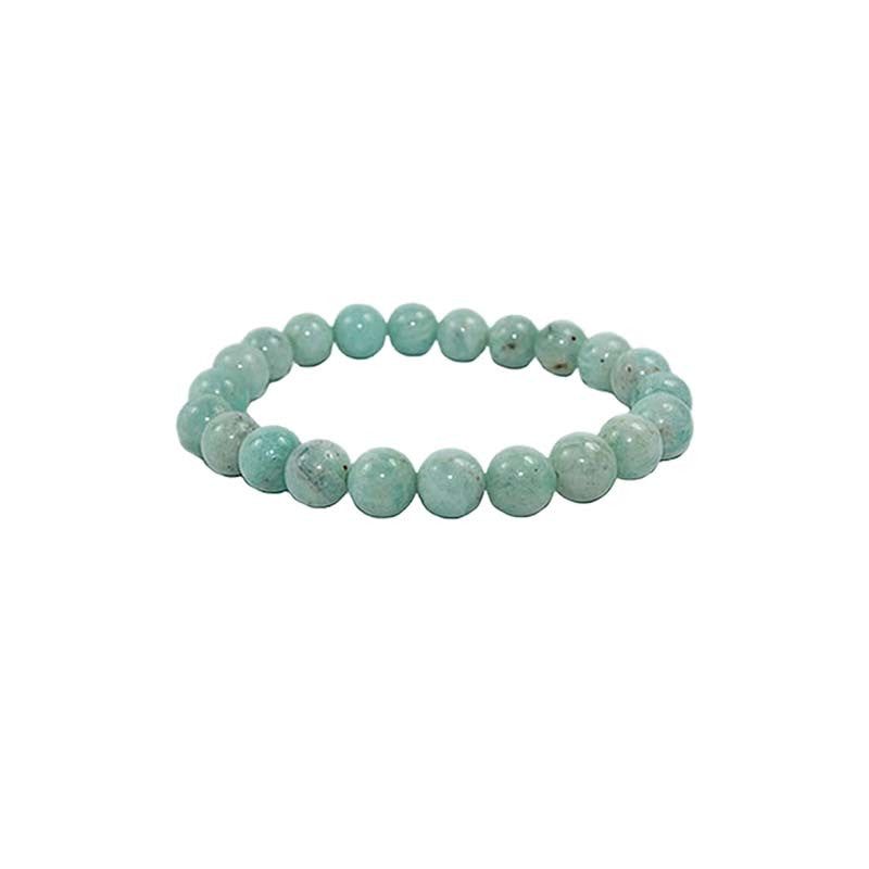 Amazonite du Mozambique, perles rondes de 4, 6 ou 8 mm. Vendu en fil de perle 38/39 cm, en bracelet de 17 à 21cm, en collier de 45 ou sautoir de 60cm. Qualité AA à AAA, superbes perles, magnifiques perlages !