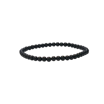 Tourmaline noire, perles rondes de 4, 6, 8 ou 10 mm. Vendu en fil de perle 38/39 cm, en bracelet de 17 à 21cm, en collier de 45 ou sautoir de 60cm. Qualité AA à AAA, superbes perles, lourdes mais puissantes !