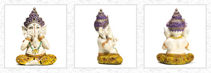 Sélection de Ganesh, de 7 à 28 centimètres de haut. Modèles en résine peints à la main, magnifiques précisions, parfait dans une salle de Méditation, Autel, Collection, Exposition...!