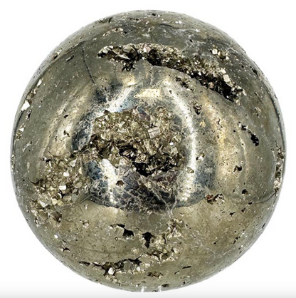 Pyrite cristal du pérou, pièce unique, sphère de 75 millimètres - 1,090 grammes. une pierre naturellement belle ! Parfait pour la lithothérapie, collection, exposition...!