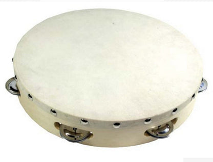 Tambourin à clochette (mini-cymbale), avec ou sans peaux de 15, 20 ou 25 cm. Parfait pour l'accompagnement, pour battre la mesure ! Un son entrainant et hypnotisant !