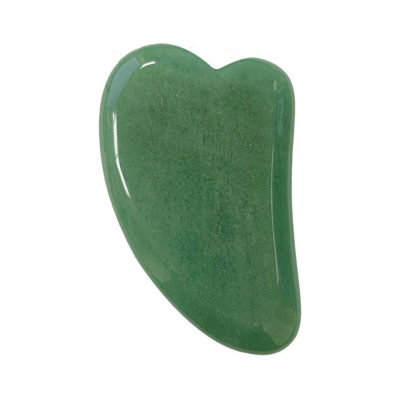 Gua Sha de 8x4,5 cm - 45/50 grammes. le Gua Sha permet d’exfolier la peau tout en douceur, en complément de nos rouleaux de massage facial.