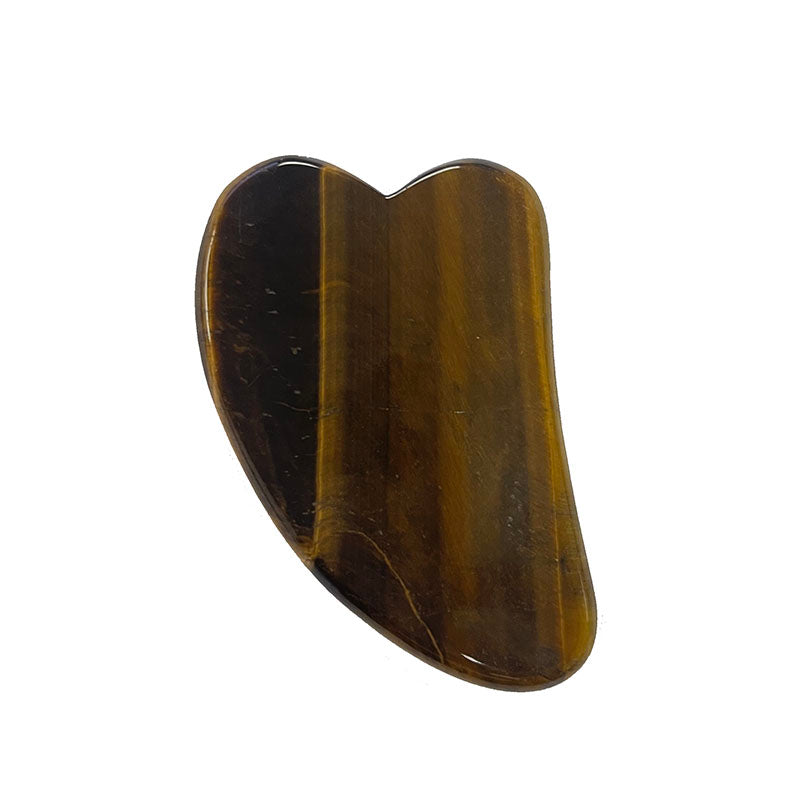 Gua Sha de 8x4,5 cm - 45/50 grammes. le Gua Sha permet d’exfolier la peau tout en douceur, en complément de nos rouleaux de massage facial.