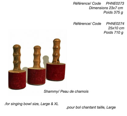 Sélection de Bol Tibétain et de supports + "1 maillet adapté offert". Modèles et tailles au choix : CHOPA de 15 à 50 centimètres et CHAKEN à fond noir de 15 à 28 centimètres. Très belle qualité, superbes résonances, testés et approuvés !
