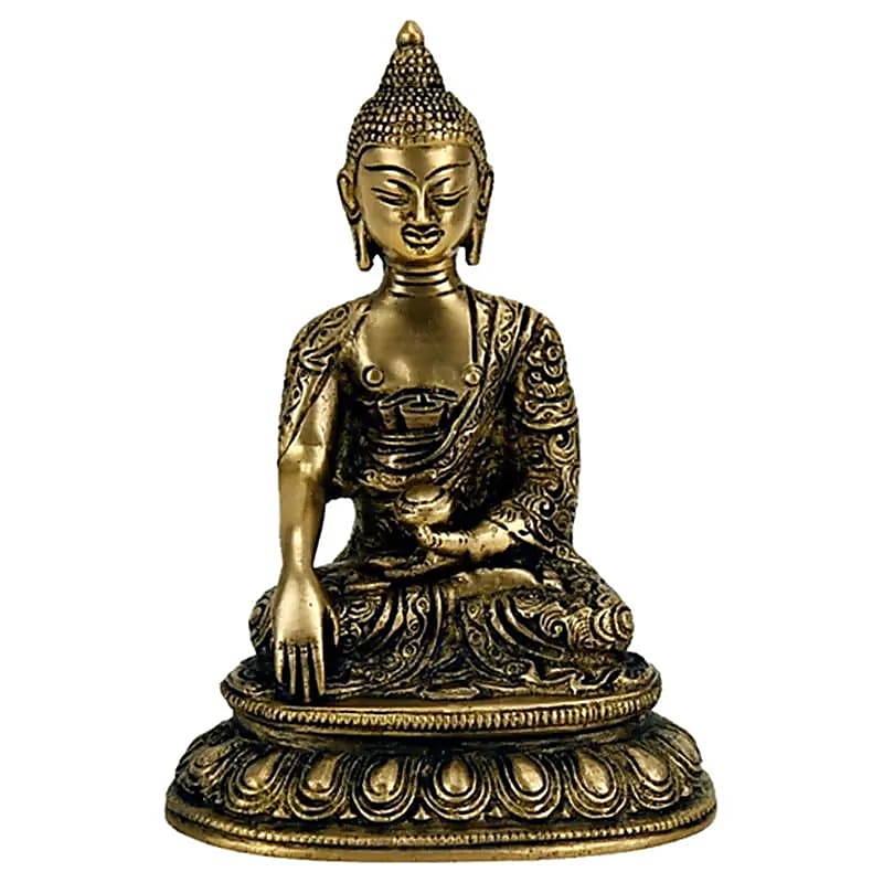 Sélection de Bouddha en laiton, modèles de 13 à 20cm (au choix). Divinité Bouddhiste sacré ! Très belle qualité, parfait dans une salle de Méditation, Autel, Collection, Exposition...!