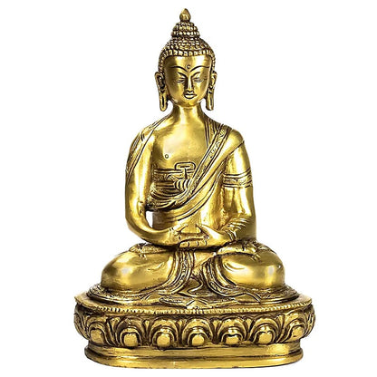 Sélection de Bouddha en laiton, modèles de 13 à 20cm (au choix). Divinité Bouddhiste sacré ! Très belle qualité, parfait dans une salle de Méditation, Autel, Collection, Exposition...!