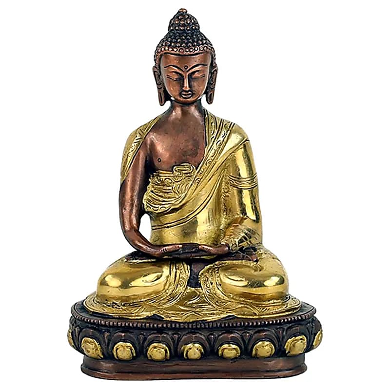 Sélection de Bouddha en laiton, modèles de 13 à 20cm (au choix). Divinité Bouddhiste sacré ! Très belle qualité, parfait dans une salle de Méditation, Autel, Collection, Exposition...!