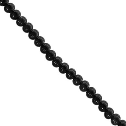 Obsidienne noire, perles rondes de 6, 8 ou 10 mm. Vendu en fil de perle 38/39 cm, en bracelet de 17 à 21cm, en collier de 45 ou sautoir de 60cm. Qualité AA à AAA, superbes perles, belle pureté, parfait !