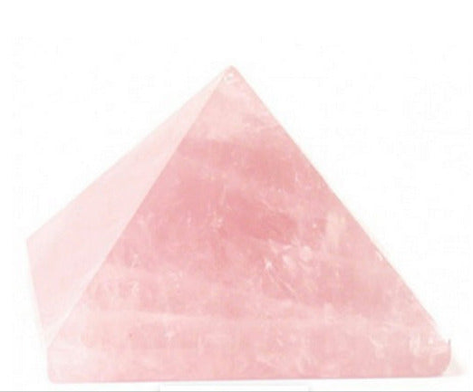 Pyramides en quartz rose, de 2 à 12,5 centimètres, superbes effets cristallins, magnifiques effets, parfait pour la lithothérapie, collection, exposition...!