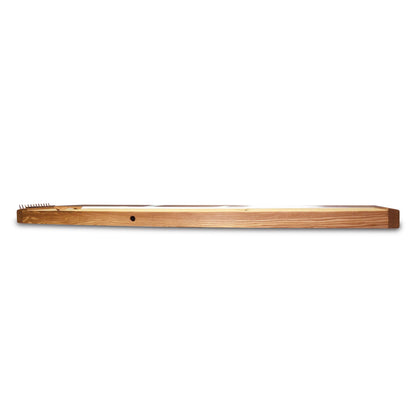 Monocorde 'Hoku', • 180 cm de long, 22 cm de large, 10 cm de haut • 22 cordes et chevilles en acier • Chevalet mobile pour changer rapidement la tonalité fondamentale