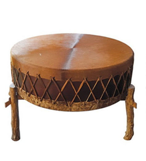 Tambour 'Mère'/ Mother drum, modèles au choix de Ø 100, 120, 140 centimètres. Vendu avec 2 maillets adaptés de 50x8 centimètres, parfait pour des rituels à plusieurs ! Housse + table en option !