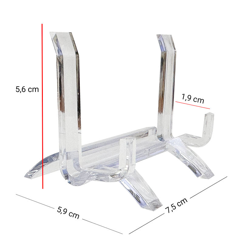 Supports pour plaques ou tranches de pierres afin de stabliser et présenter vos minéraux ... 2 modèles, 2 tailles au choix , fait en pvc, pratique !