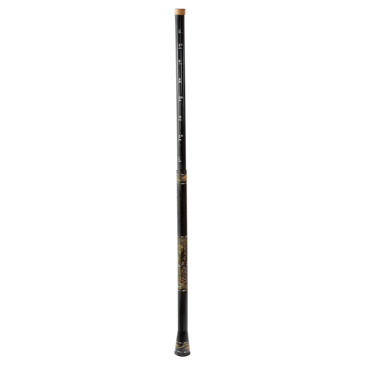 Didgeridoo en pvc, à coulisse/ téléscopique afin de régler la note de Do# à Sol, de 91 à 1,50 m - 0,55 kgs. Parfait pour les voyages, très léger ! vendu avec housse sur mesure !